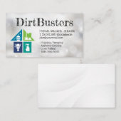 Home Clean Icons | Maid Service Visitekaartje (Voorkant / Achterkant)