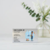 Home Cleaner en Tools Visitekaartje (Staand voorkant)