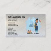 Home Cleaner en Tools Visitekaartje (Voorkant)
