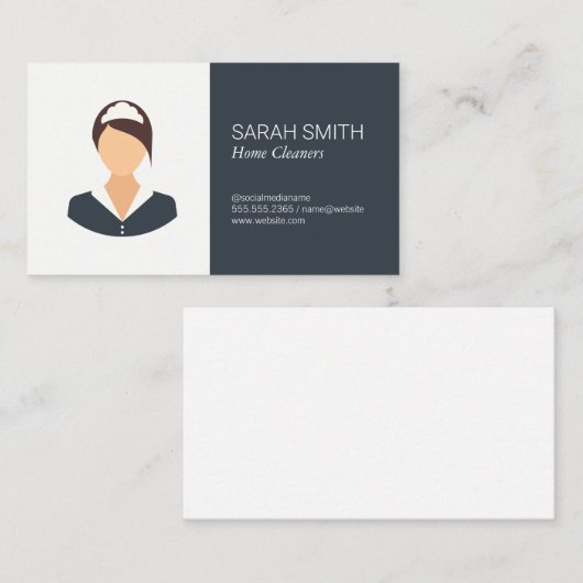 Home Cleaner | Maïs Visitekaartje (Voorkant / Achterkant)