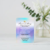 Home cleaning referral  visitekaartje (Staand voorkant)