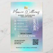 Home cleaning service modern Flyer (Voorkant)