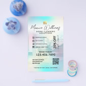 Home cleaning service modern Flyer (Enkel)