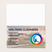 Home Cleaning Services | House Living Room Visitekaartje (Buitenkant ongevouwen)