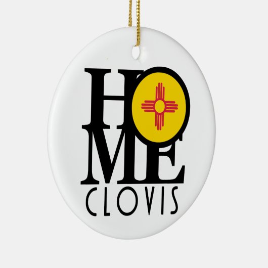 HOME Clovis New Mexico Keramisch Ornament (Rechts)