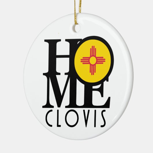 HOME Clovis New Mexico Keramisch Ornament (Links)