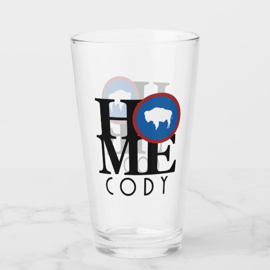 HOME Cody Wyoming Glas (Achterkant)