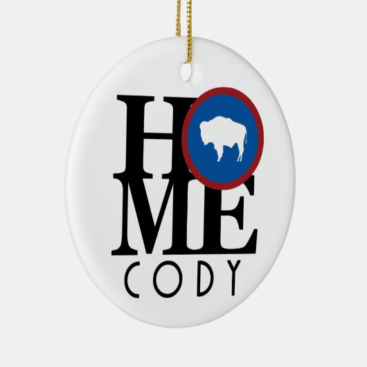 HOME Cody Wyoming Keramisch Ornament (Rechts)