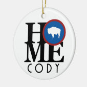 HOME Cody Wyoming Keramisch Ornament (Links)