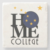 HOME College Alaska Stenen Onderzetter (Voorkant)