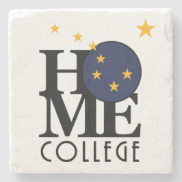 HOME College Alaska Stenen Onderzetter