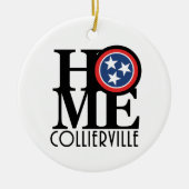 HOME Collierville Keramisch Ornament (Voorkant)