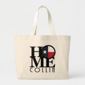 HOME Collin Texas Grote Tote Bag (Voorkant)
