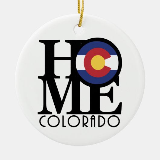 HOME Colorado Keramisch Ornament (Voorkant)