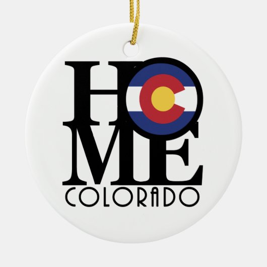 HOME Colorado Keramisch Ornament (Voorkant)