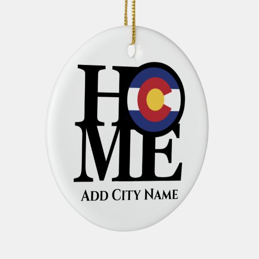 HOME Colorado  Keramisch Ornament (Rechts)