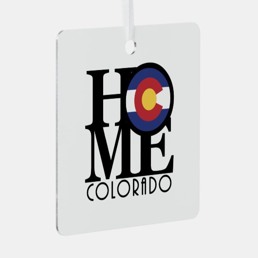 HOME Colorado Metalen Ornament (Voorkant Rechts)