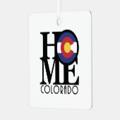 HOME Colorado Metalen Ornament (Voorkant links)
