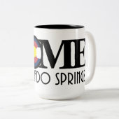 HOME Colorado Springs 15 oz Tweekleurige Koffiemok (Voorkant rechts)