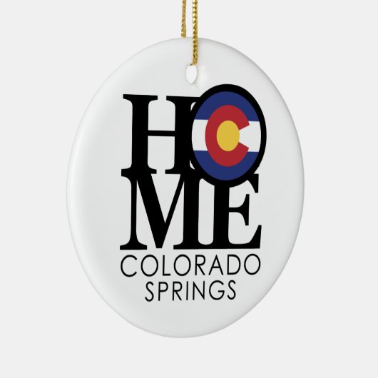 HOME Colorado Springs Keramisch Ornament (Rechts)