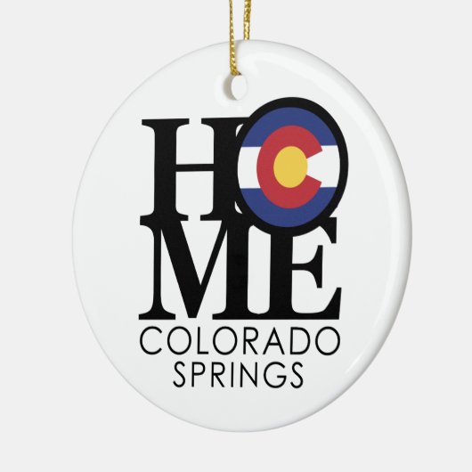 HOME Colorado Springs Keramisch Ornament (Links)