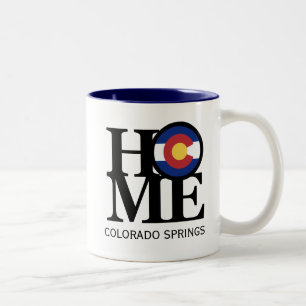 HOME Colorado Springs-Mok Tweekleurige Koffiemok