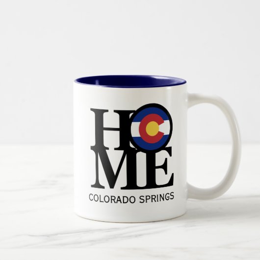 HOME Colorado Springs-Mok Tweekleurige Koffiemok (Rechts)