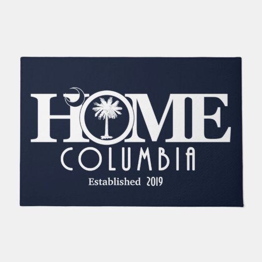 HOME Columbia SC (op maat vastgesteld jaar) Deurmat (Voorkant)