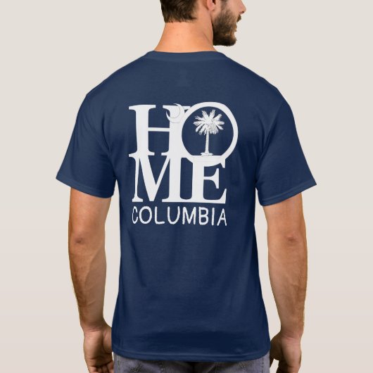 HOME Columbia South Carolina (achterafdruk) T-shirt (Achterkant)