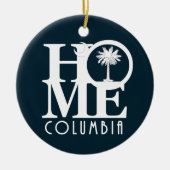 HOME Columbia South Carolina Keramisch Ornament (Voorkant)