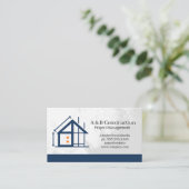 Home Constructie | Project Bouwer Architect Visitekaartje (Staand voorkant)