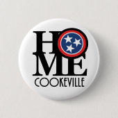 HOME Cookeville Tennessee Ronde Button 5,7 Cm (Voorkant)