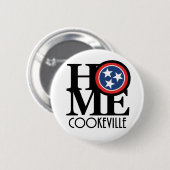 HOME Cookeville Tennessee Ronde Button 5,7 Cm (Voorkant /achterkant)
