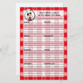 Home Cookin' aangepaste menuplanner (Voorkant / Achterkant)