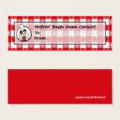 Home Cookin' Custom Gift Labels Mini Visitekaartjes (Voorkant /achterkant)