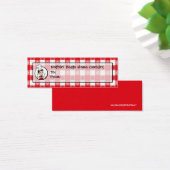Home Cookin' Custom Gift Labels Mini Visitekaartjes (Bureau)