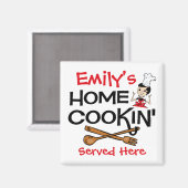Home Cookin' Custom Magnet (Voorkant / Achterkant)