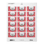Home Cookin' Gepersonaliseerd Etiket (Full Sheet)