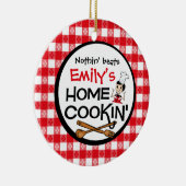 Home Cookin' Personalized Ornament (Rechts)