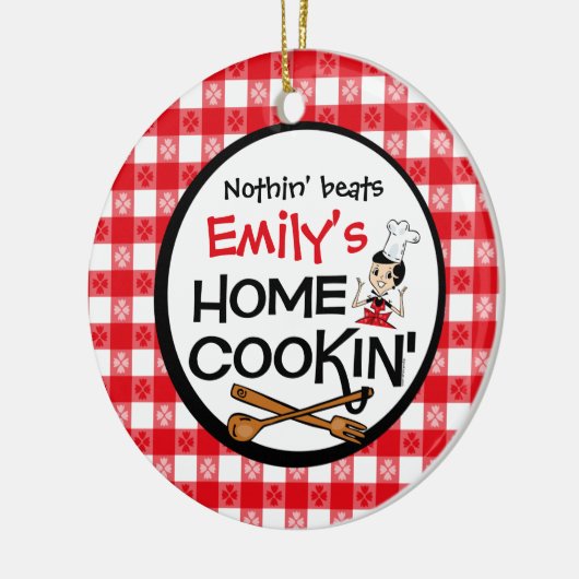 Home Cookin' Personalized Ornament (Links)