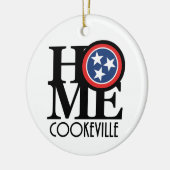 HOME Cookvillle Tennessee Keramisch Ornament (Links)