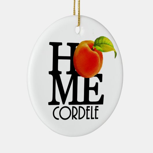 HOME Cordele Georgia Keramisch Ornament (Rechts)