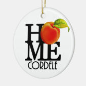 HOME Cordele Georgia Keramisch Ornament (Links)