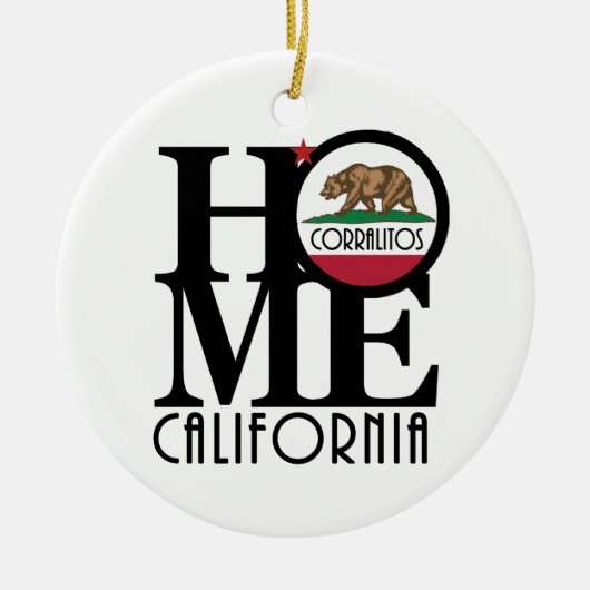 HOME Corralitos Keramisch Ornament (Voorkant)