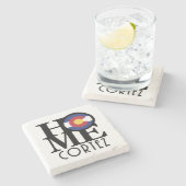 HOME Cortez Colorado Stenen Onderzetter (Zijkant)