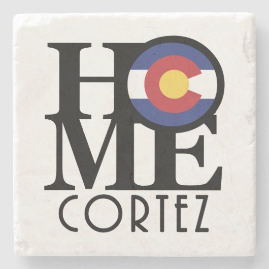 HOME Cortez Colorado Stenen Onderzetter (Voorkant)