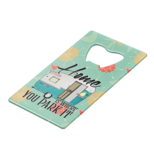 Home Creditcard Bottle Open Creditkaart Flessenopener (Achterkant Gekanteld)