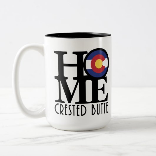 HOME Crested Butte 15 oz Tweekleurige Koffiemok (Links)