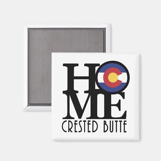 HOME Crested Butte Colorado Magneet (Voorkant / Achterkant)