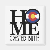 HOME Crested Butte Colorado Magneet (Voorkant)